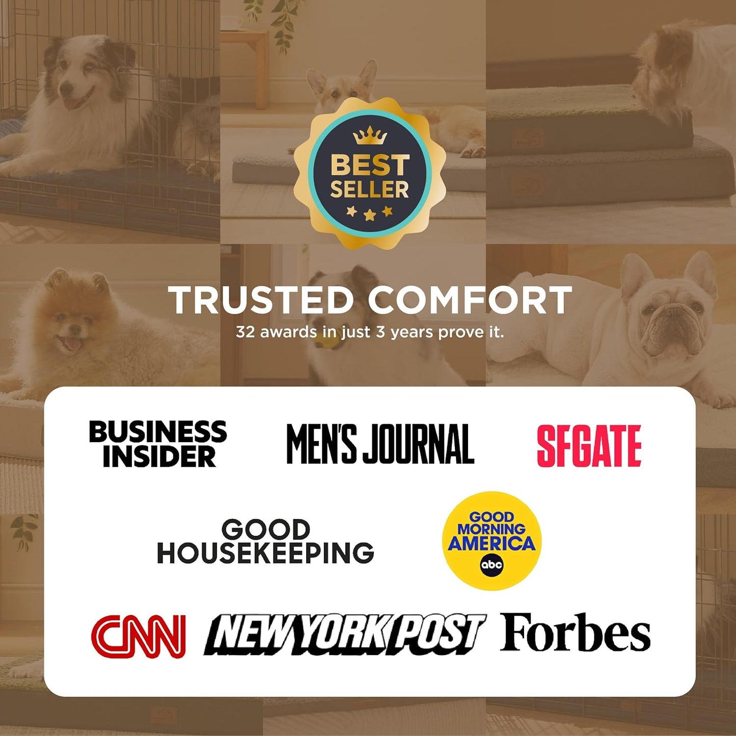 XL Dog Bed, Extra Large Pet Bed with Comfy Sherpa,44X32In Grey | Orthopedic Egg Crate Foam,Comfort Support Flat Rectangle Pet Mat,Non-Slip Bottom,Removable Cover,For Extra Pet up to 80 Lbs
